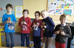 Die glücklichen Gewinner in den Altersklassen U8 und U10