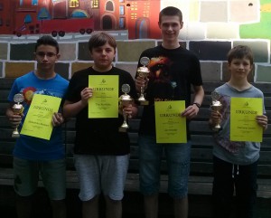 Die Sieger der Altersklasse U12, U14, U16 und U18! Foto: Tobias Stempfle